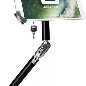 پایه نگهدارنده تبلت چندمنظوره خودرو – پایه نگهدارنده امنیتی خودرو CTA Flex با قفل و کلید برای آیپد 10.9 اینچی نسل دهم | آیپد 10.2 اینچی نسل 7/8/9 و سایر تبلت های 7-14 اینچی - مشکی (PAD-MFSCM)
