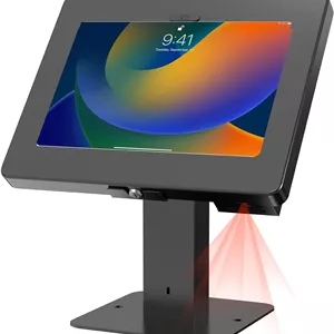 پایه رومیزی POS چرخان CTA Digital با محفظه امنیتی و اسکنر بارکد برای آیپد نسل دهم A16، آیپد ایر 11 اینچی M3 و M2، پرو 11 اینچی، گلکسی تب A7 و غیره - مشکی (PAD-RSDMP2D)