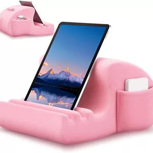 پایه نگهدارنده تبلت CreaDream، بالشت تبلت برای تخت، روی پا و میز با 3 زاویه دید، پد بالشتی نرم سازگار با تبلت های 4-13 اینچی، آیپد پرو 13 11 ایر، کیندل، گلکسی تب