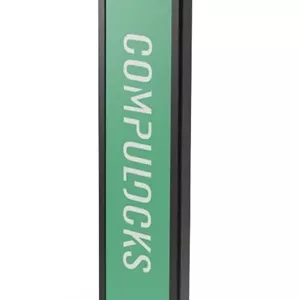 پایه ایستاده زمینی VESA با قابلیت برندسازی Compulocks – پایه نمایشگر ایمن و مستقل برای تبلت‌ها و آیپدها تا 32 اینچ، ایده‌آل برای خرده‌فروشی، نمایشگاه‌ها و رویدادها – مشکی