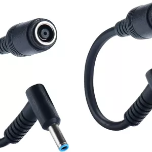 تبدیل کننده نوک آداپتور شارژر برای اچ پی، 7.4x5.0mm به 4.5x3.0mm، اتصال دهنده برای HP Stream Spectre Pavilion Envy Elitebook Split Chromebook [بسته 2 عددی]