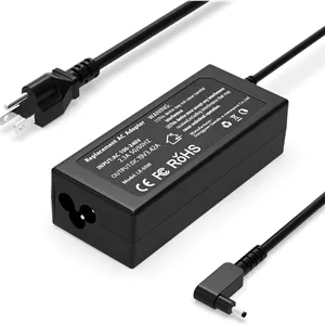 شارژر لپ‌تاپ 65 واتی سازگار با Acer Aspire 1 3 5 A515 A315/ Spin 1 3 5/ Swift 1 3/ Chromebook C738T C910 A13-045N2A A11-065N1A PA-1450-26 N20C5 N15Q8 N15Q9 N16P1 آداپتور برق