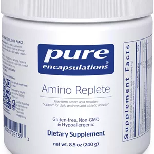 پودر اسید آمینه آزاد فرم Pure Encapsulations Amino Replete | مکمل پودری 241 گرمی