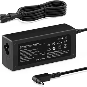 شارژر لپ تاپ سازگار با Acer Aspire S7/ S5/ S3 (S3-391)، Aspire R13/ R15، Iconia W700/ W700P، Aspire P3، V3-371/ V3-372 – آداپتور AC جایگزین 65W/45W