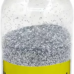 پودر اکلیل 80 گرمی VersaMarts – اکلیل ظریف و درخشان برای کارهای دستی، هنری، طراحی ناخن و تزئینات (نقره ای)