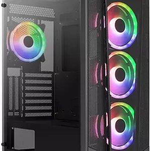 کیس کامپیوتر آئروکول مدل Prism-G-BK-V3 رنگ مشکی
