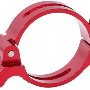 آداپتور بست گیره ای شانژمان جلو آلیاژ آلومینیوم مناسب لوله زین دوچرخه 31.8 میلی متر / 34.9 میلی متر، امکان نصب بدون نقاط نصب بریز-آن (قرمز 34.9 میلی متر)
