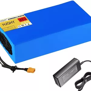 بسته باتری لیتیومی 48 ولت با ظرفیت بالا 48V 25Ah 35Ah 40Ah 45Ah 50Ah به همراه محافظ BMS و شارژر برای اسکوتر، موتورسیکلت، موتور، Xt60, 48V 50Ah