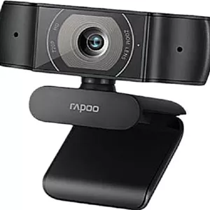 وب‌کم رپو C200 با کیفیت HD 720p، USB مشکی، چرخش افقی 360 درجه، زاویه دید فوق عریض 100 درجه با میکروفون برای پخش زنده، تماس ویدیویی و کنفرانس | 19880