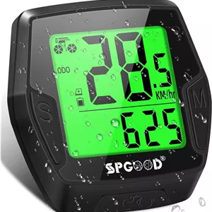 کامپیوتر دوچرخه بی سیم، سرعت سنج دوچرخه، مشکی، صفحه نمایش LCD، سنسور سرعت، کامپیوتر دوچرخه