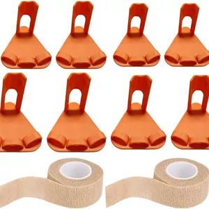 بریس پای طیور | تثبیت کننده شکستگی چاپ سه بعدی، بریس پای شکسته مرغ | برای تحرک حیوانات کوچک، مراقبت در فضای باز مزرعه حیاط خلوت، قفس، مرغداری، کشاورزان