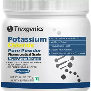 پودر پتاسیم کلرید ترکس ژنیکس (250 گرم / 8.81 اونس) ماده معدنی ضروری (بسته 1 عددی)