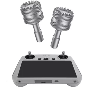 اهرم کنترل از راه دور مینی 3 پرو، جوی استیک آلومینیومی جایگزین برای کنترلر DJI Mini 3 Pro (نقره ای)