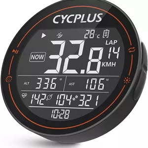 کامپیوتر دوچرخه سواری GPS سایک پلاس، کامپیوتر دوچرخه سواری بی سیم، ANT  بلوتوث، مینی سرعت سنج ضد آب MTB، قابل شارژ با صفحه نمایش 2.5 اینچی برای دوچرخه سواران