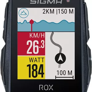 کامپیوتر دوچرخه سواری بی سیم GPS سیگما اسپورت ROX 11.1 EVO | مسیریابی و پشتیبانی GPS | مسیریابی GPS بیرونی با عملکردهای هوشمند فراوان