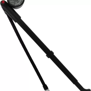 تلمبه شوک دوچرخه، [300 PSI] تلمبه دوشاخ جلو با فشار بالا به همراه گیج، دکمه تخلیه هوا، تلمبه های مینی قابل حمل سیستم تعلیق دوچرخه برای دوچرخه، کمک فنر، MTB