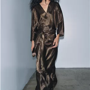 پیراهن زنانه ساتن مدل ZW COLLECTION
