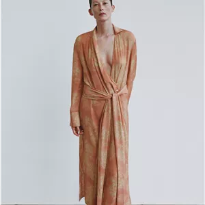 پیراهن طرح گل‌دار ZW COLLECTION