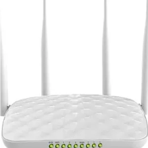 روتر بی‌سیم N تندا FH456 V4.0 300Mbps - دارای 4 آنتن، پوشش وای‌فای گسترده، 4 آنتن 5dBi، 1 پورت WAN، 3 پورت LAN، کلید روشن/خاموش وای‌فای | FH456