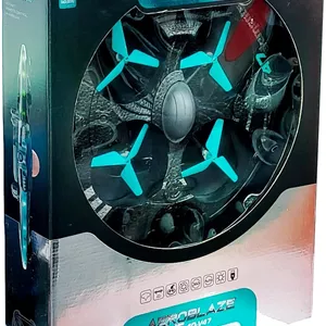 کوادکوپتر کنترلی ایروبلیز Drone 4D-V47 2.4G با چراغ، سیستم اجتناب از موانع چهار طرفه، حفظ ارتفاع فشار هوا و حالت بدون سر، مناسب برای 8 سال به بالا (698197)