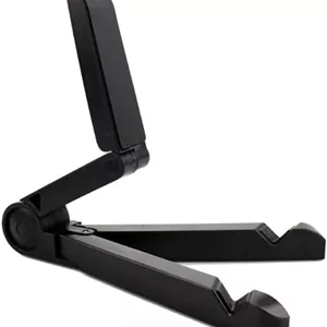 پایه نگهدارنده مانیتور قابل حمل و پایه نگهدارنده تبلت - قابل تنظیم، تاشو، سبک وزن، سازگار با اکثر تبلت ها، کیندل فایر و تلفن های هوشمند 7 تا 10.2 اینچی