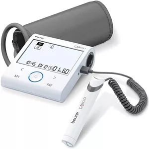 فشارسنج بازویی بیورر مدل BM 96 Cardio با قابلیت ثبت نوار قلب (ECG) | فناوری پیشگیری از سکته مغزی (AFib) | تشخیص آریتمی | نشانگر خطر | 5 سال خدمات پس از فروش