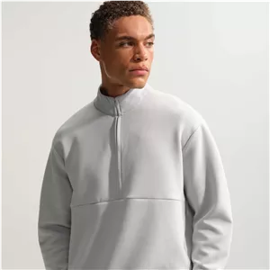 نیم زیپ مردانه نایک Dri-FIT 24.7 ImpossiblySoft - خاکستری مه آلود/خاکستری دودی روشن