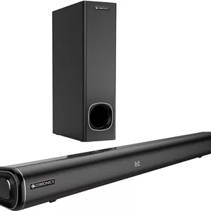 سیستم صوتی چندرسانه‌ای 80 واتی Zebronics Zeb-JUKEBAR 4000 با ساب ووفر، پشتیبانی از HDMI(ARC)، ورودی اپتیکال، AUX، بلوتوث بی‌سیم و USB