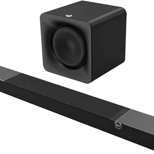 سیستم صوتی Klipsch Flexus: ساندبار CORE 200، ساب ووفر 10 اینچی SUB 100، تقویت شده توسط Onkyo با بلوتوث، Dolby Atmos و بیس تنظیم شده سفارشی - مشکی