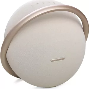 اسپیکر بلوتوث استریو قابل حمل Harman Kardon Onyx Studio 8، صدای برتر، طراحی ظریف، تنظیم خودکار، 8 ساعت عمر باتری، مواد سازگار با محیط زیست، میکروفون دوگانه داخلی - شامپاین، HKOS8CPNUK
