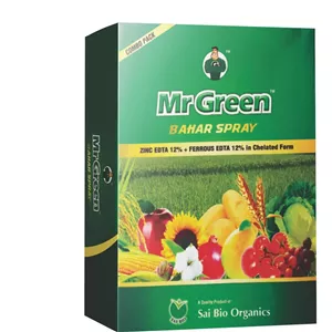 اسپری بهار MR. GREEN - ترکیبی از ۱۲٪ زینک EDTA۱۲٪ آهن EDTA برای بهبود رشد گیاه | ۱۵۰ گرمی |