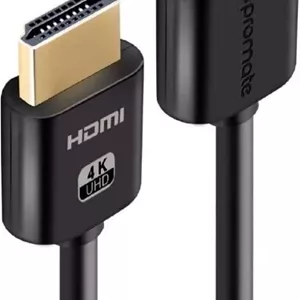 کابل صوتی و تصویری HDMI 2.0 همه کاره 4K پرومیت، با اترنت، طول 1.5 متر، 18 گیگابیت در ثانیه، کانکتور با روکش طلای 24 عیار، مشکی | ProLink4K2-150