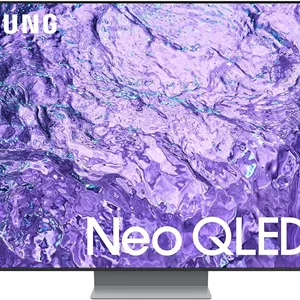 تلویزیون 65 اینچ سامسونگ Neo QLED 8K HDR تیتان مشکی، فناوری Quantum Matrix، Dolby Atmos مدل QE65QN700CUXZN (مدل بین المللی 2023) (بازسازی شده)
