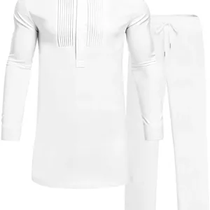 ست لباس سنتی مردانه مدل Dashiki دو تکه