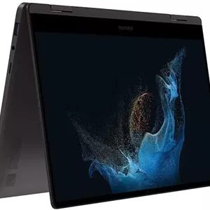 لپ تاپ سامسونگ گلکسی بوک 2 360 وای فای، 13.3 اینچ، نسل 12 پردازنده اینتل Core i5، رم 8 گیگابایت، حافظه 256 گیگابایت، گرافیت - رسمی (بازسازی شده)