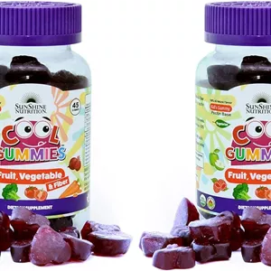پاستیل جویدنی سان‌شاین نوتریشن مدل Cool Gummies تعداد 45 عددی