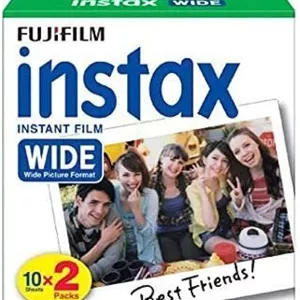 فیلم دوربین چاپ سریع فوجی‌فیلم مدل Instax Wide بسته ۴ عددی
