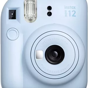 دوربین چاپ سریع فوجی‌فیلم مدل Instax Mini 12 رنگ آبی پاستلی
