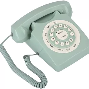 تلفن رومیزی کلاسیک فافیسی مدل Antique رنگ سبز