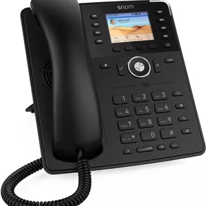 تلفن رومیزی ویپ اسنوم D735 مشکی