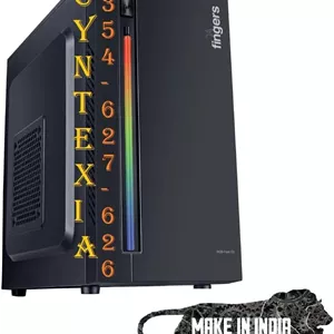 کامپیوتر رومیزی اداری Cyntexia با پردازنده Core i7-2600 / رم 08 گیگابایت / حافظه SSD 500 گیگابایت / HDMI / VGA / Ethernet / نرم افزارهای پایه نصب شده (مشکی)