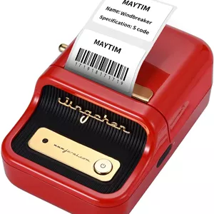 پرینتر لیبل زن نیماوبات مدل B21 رنگ قرمز