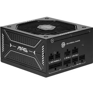 منبع تغذیه ام اس آی مدل MAG A750GLS ظرفیت 750 وات