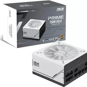 منبع تغذیه ایسوس مدل Prime 750W Gold ظرفیت 750 وات سفید