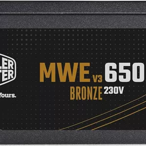 منبع تغذیه کولر مستر مدل MWE 650 V3 Bronze توان 650 وات