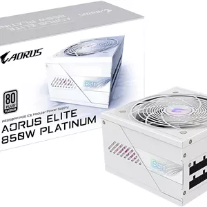 منبع تغذیه گیگابایت مدل AORUS Elite P850W Ice ظرفیت 850 وات