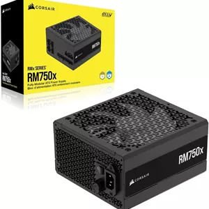 منبع تغذیه کامپیوتر کورسیر مدل RM750x توان 750 وات