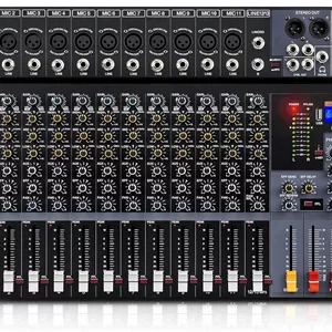 میکسر صدا مدل CT-12 ظرفیت 12 کانال