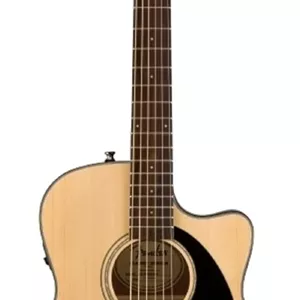 گیتار آکوستیک کات اوی کنسرتی Fender CC-60SCE، رنگ طبیعی