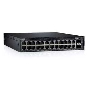 سوییچ دل X1026P، ۲۴ پورت گیگابیت PoE، ۲ پورت SFP، مدیریت وب هوشمند